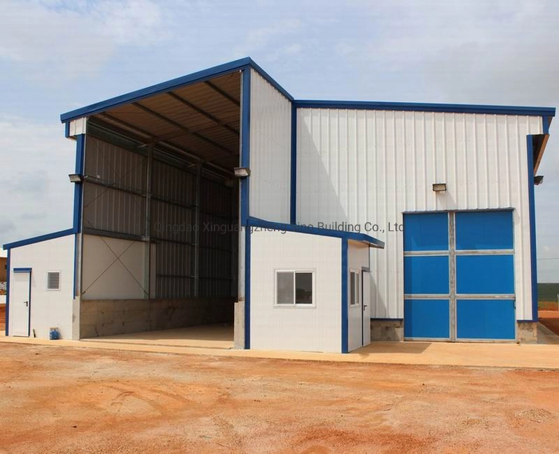 Prefabricated Construction Materials Building Feed Mill Shed Workshop Plants