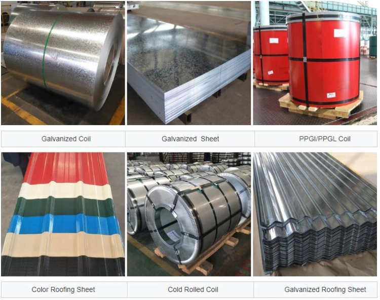 Dx51d Z275 Z350 0.5mm-3mm Custom Galvanized Steel Sheet/Galvanized Steel Coil