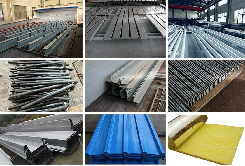 Popular Galvanized Waterproof Frame Steel Structure Processing Plant