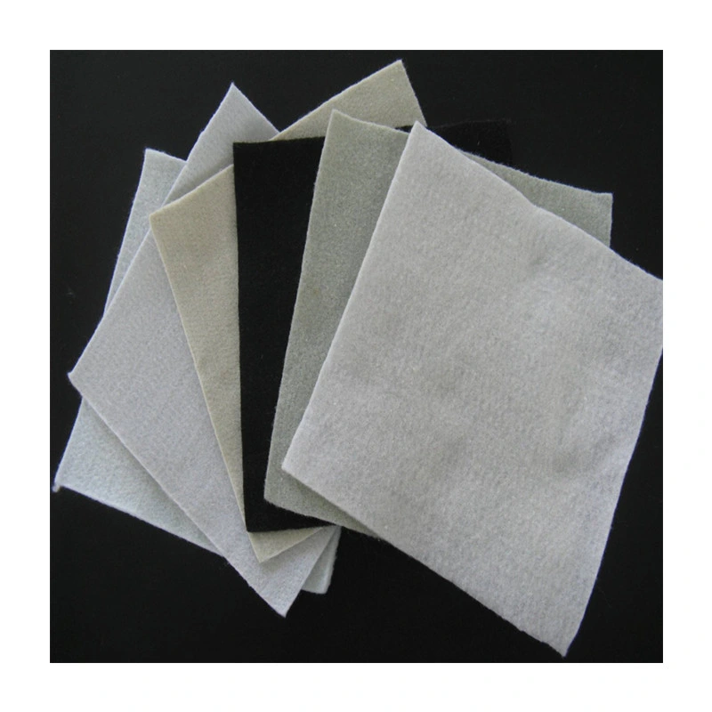 White Grey Black Green Needle Punched Non Woven Geotextile for Sale