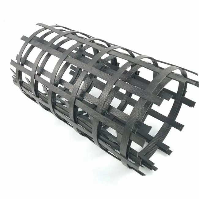 Steel- Plastic Welding Geogrid Biaxial Geogrid Price for Embankment