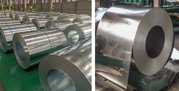 Chinese Supplier Roof Sheet Dp590 DC06mA 1.2mm Thickness Galvanized Steel Coils