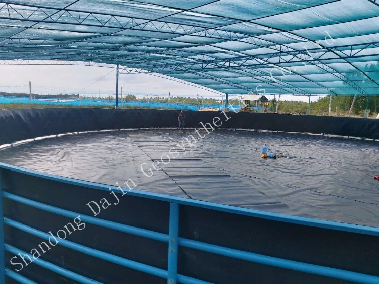 0.5mm Fish Farm Pond Liner 0.7mm Waterproof Geomembrane HDPE Liner Manufacturer 1mm HDPE Geomembrane for Pond