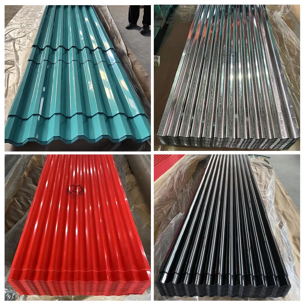 PE PVDF HDP Roof Color Steel Tile Galvanized Wave Tile PPGI