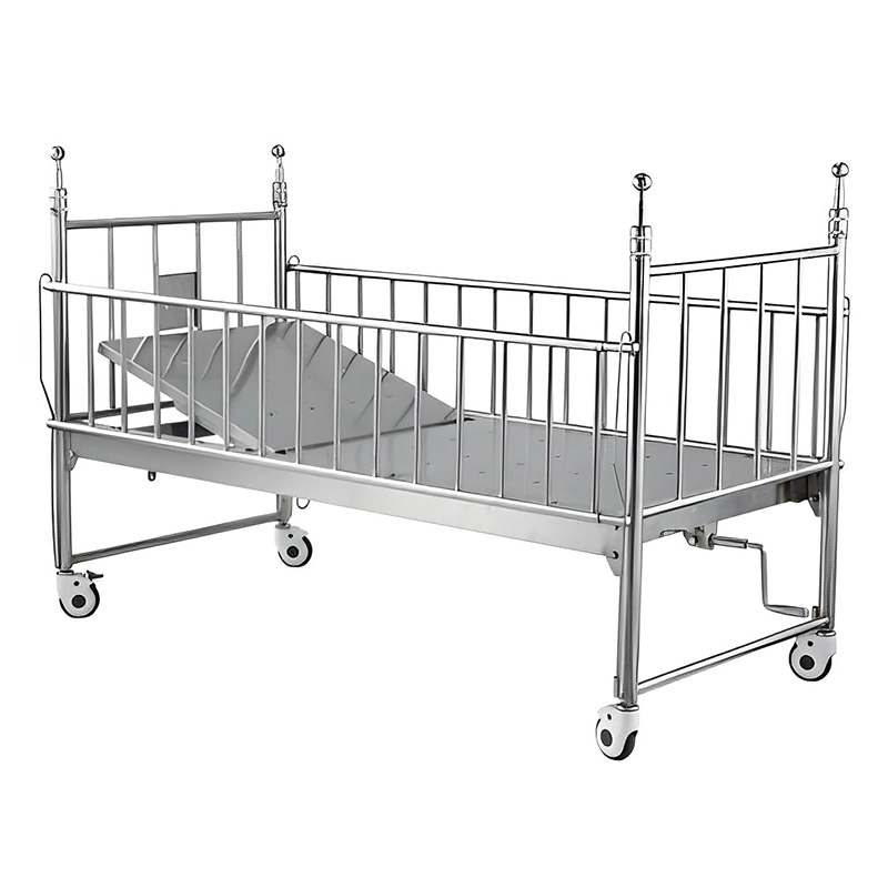 Children&prime;s Hospital Bed Complete Deluxe Flat Bed for Children