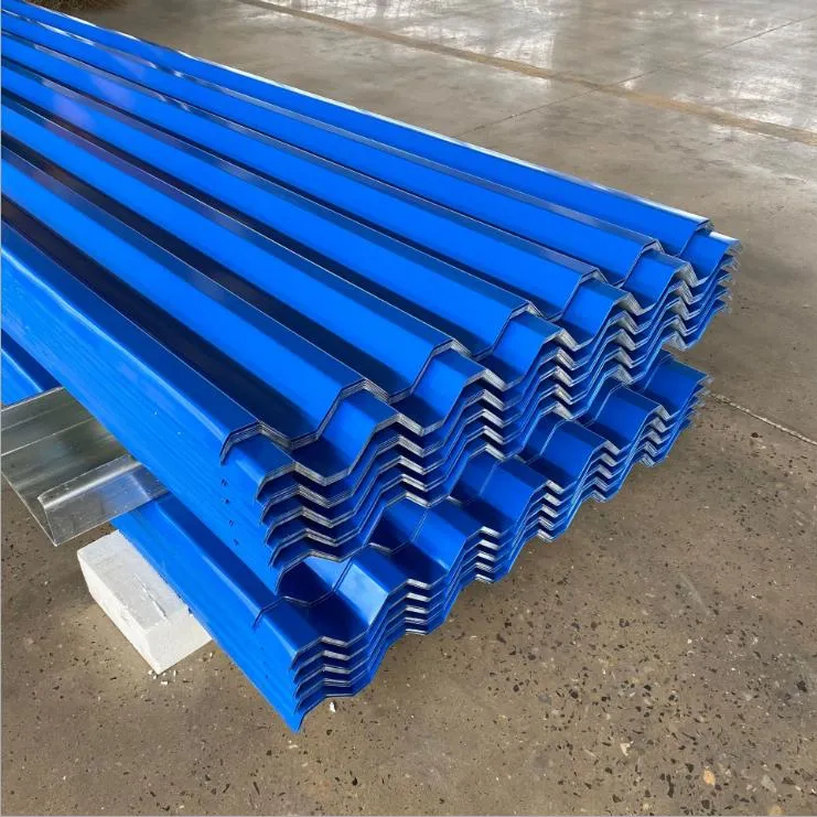 China Factory Price Galvanized Zinc Color Coated PPGI Gi Hot Rolled Corrugated Steel Sheet for Roofing Building Material