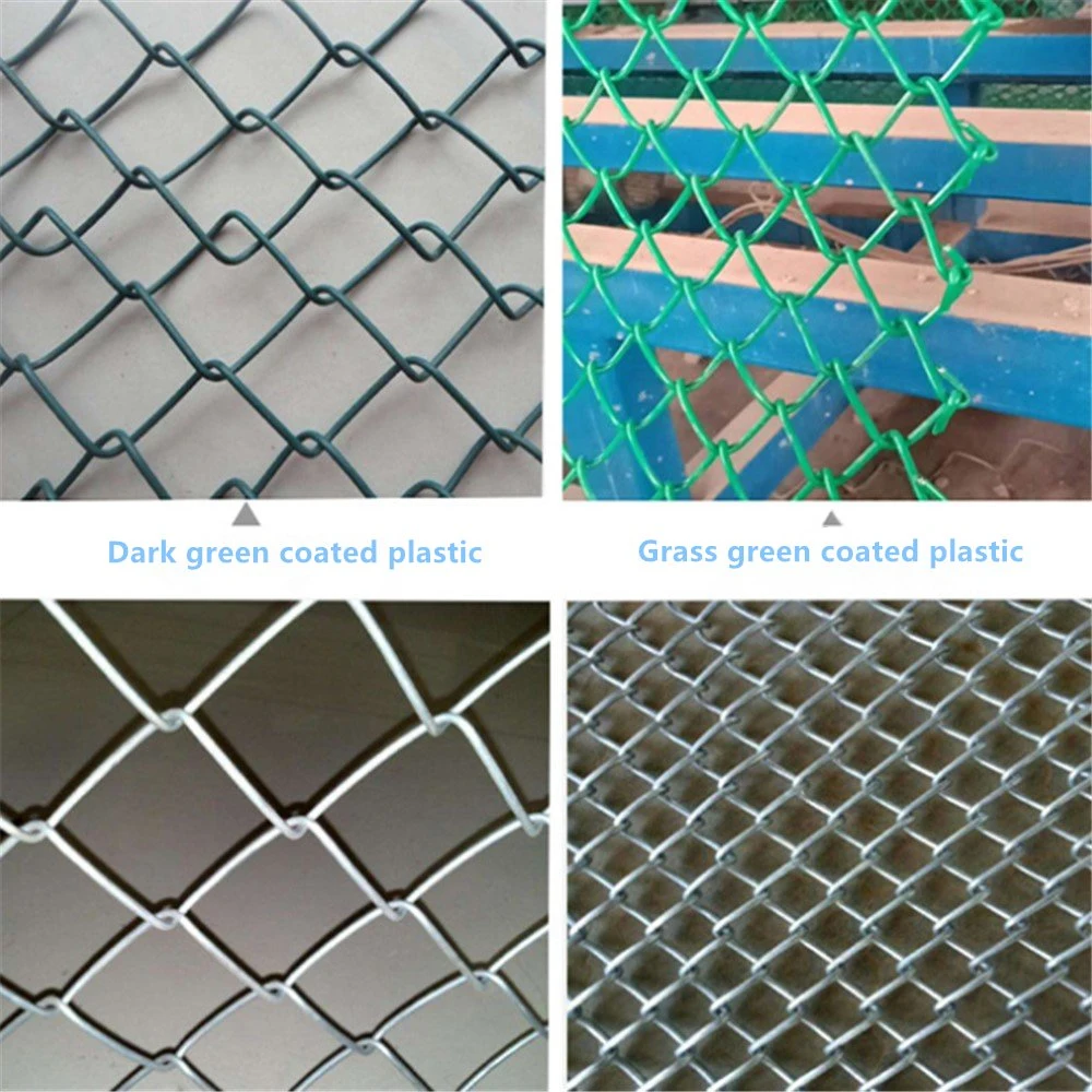 Galvanized Hook Mesh Mountain Green Grid Chain Link Wire Mesh