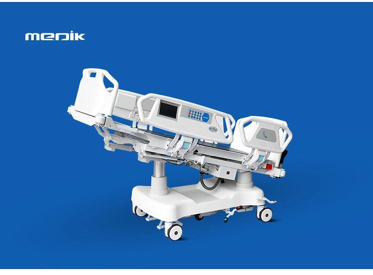 Ya-D8-2 China Large Manufacturer 8 Multi-Function Automatic Real Chair ICU Electrical Hospital Bed with CPR Function