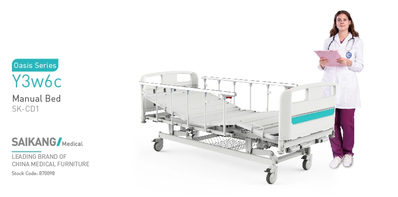 Y3w6c Manual Hospital Patient Medical Bed Manufacturers