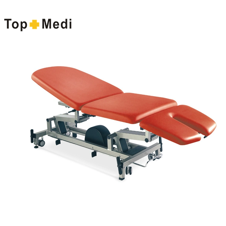 Topmedi Medical Gas Spring Adjustable Height Hospital Bed