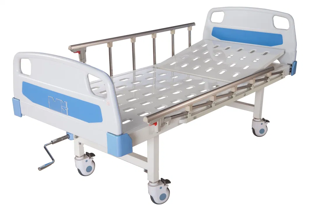 Adult Manual Crank Hospital Adjustable Patient Equipment Medical Bed