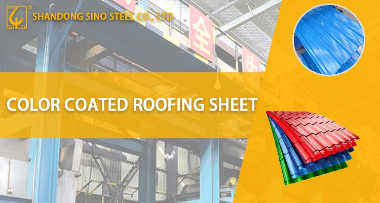 Best Price Building Material PPGI Sheet Color Coated Galvanized Steel Corrugated Roofing Sheet