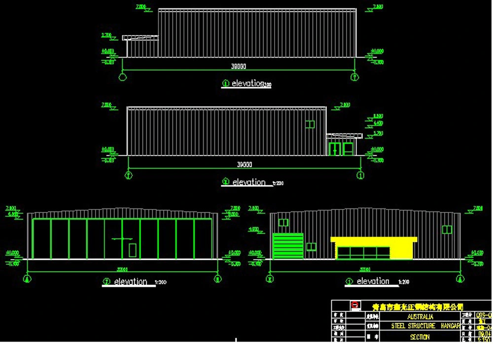 Light Prefabricated Galvanized Stainless Low Cost Steel Structure Plant