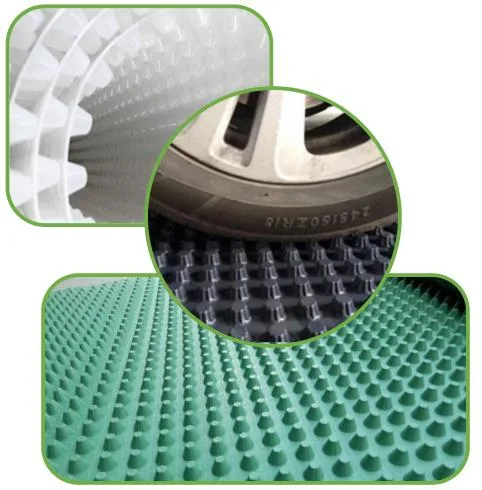 Plastic HDPE Dimple Drainage Board Mat for Roof Garden 2.0mm