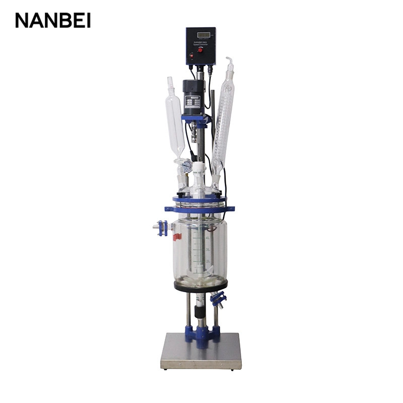 10/20/30/50 L Jacketed Glass Reactor Chemical Lab Equipment Glass Reactor