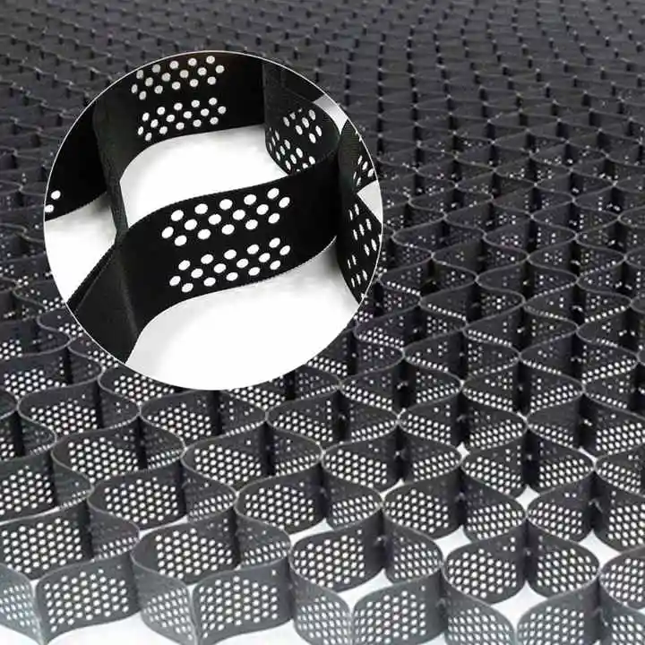 HDPE/Gravel Grid/Material/System/Driveway/Textured Geocell for High Quality Road Reinforcement Grass Net Paving