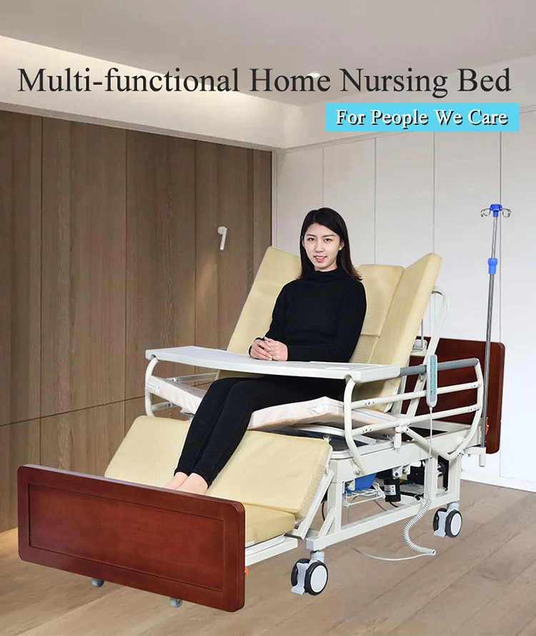 Wholesale Large Stock Electric Home Nursing Care Bed Multifunctional Patient Medical Hospital Beds