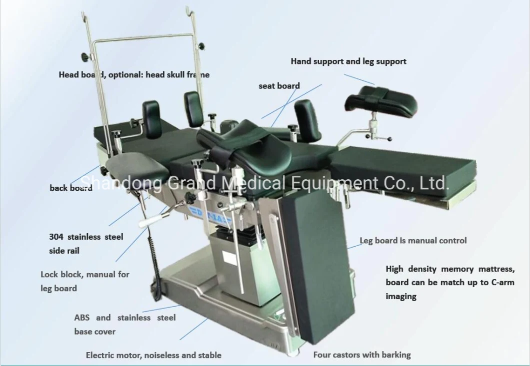 Medical Factory Directly Selling Operation Room Integrated Operating Table Electric Surgical Table