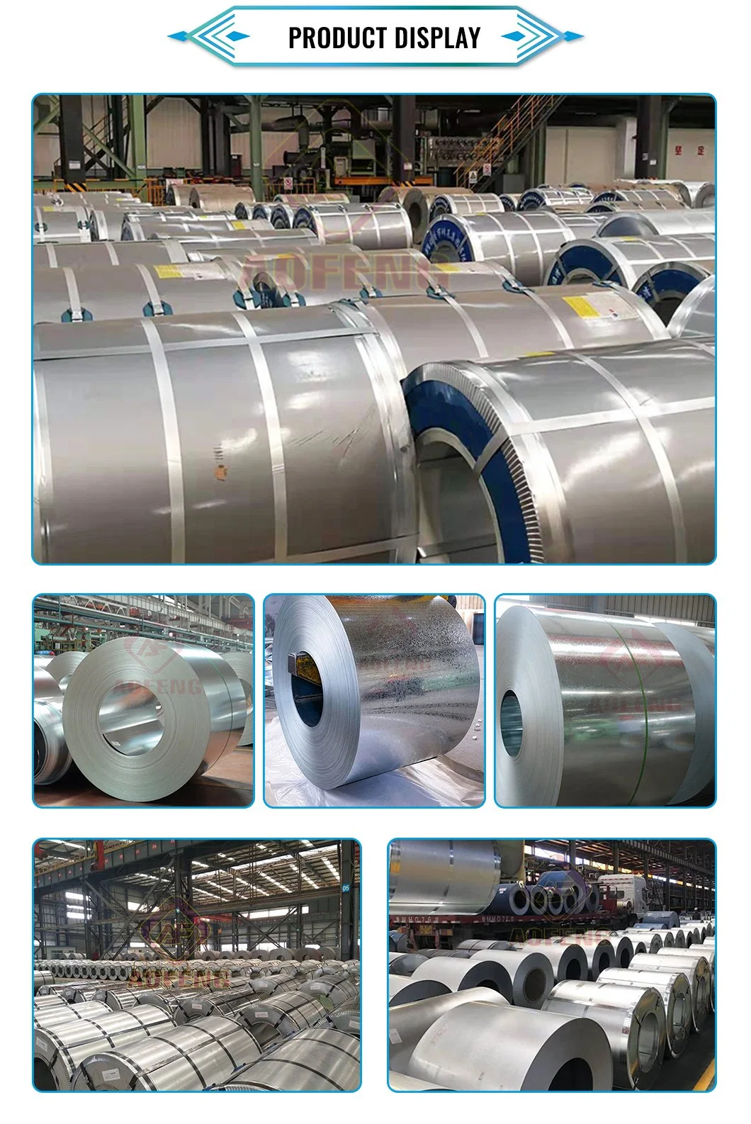 Wholesale Price SGCC Dx51d Z60 Custom Zinc Galvanized Strip Gi Steel Coil