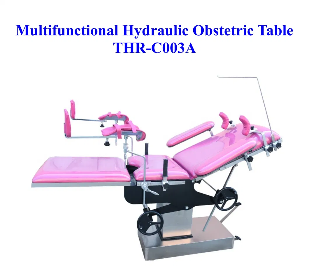 Hospital Mutifunctional Bed Hydraulic Gynecological Delivery Operation Table Price (THR-C003A)