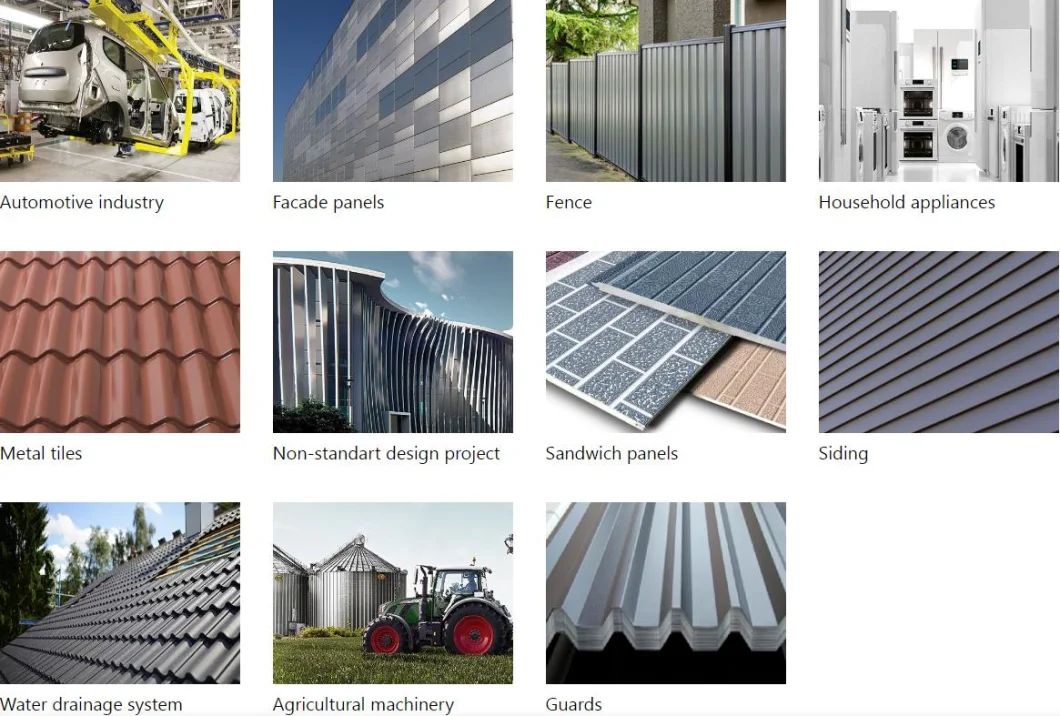 0.12-0.85mm Corrugated Sheet 30-150g Hot-DIP Galvanized Corrugated Sheet Roof Panel