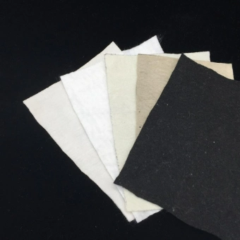 Filament Needle Punched Nonwoven Geotextile Polyester Polypropylene Material UV Resistance