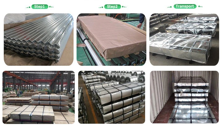 22 Gauge Corrugated Galvanized Steel Sheets Roofing Wholesale