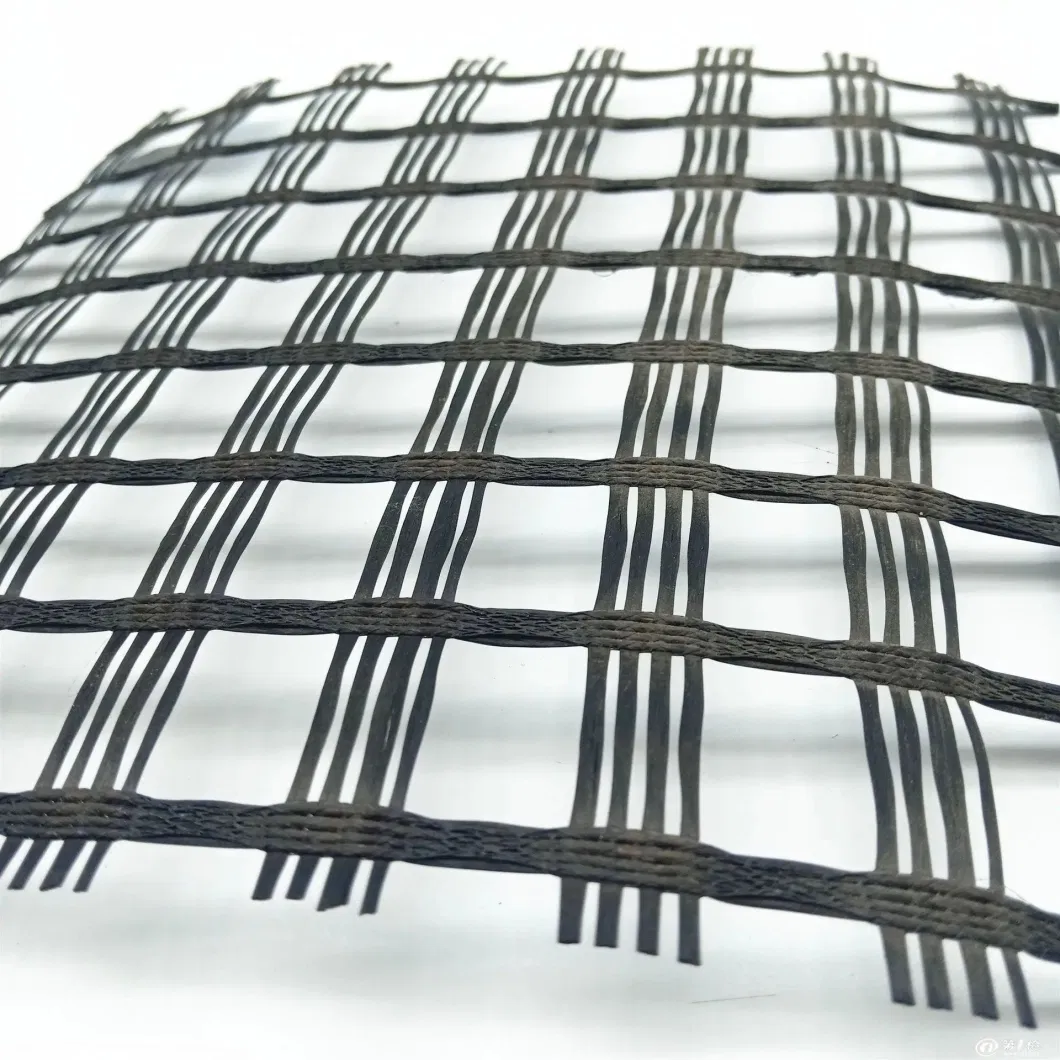 Polyester Polyester Geogrid Used in Dock Road Construction
