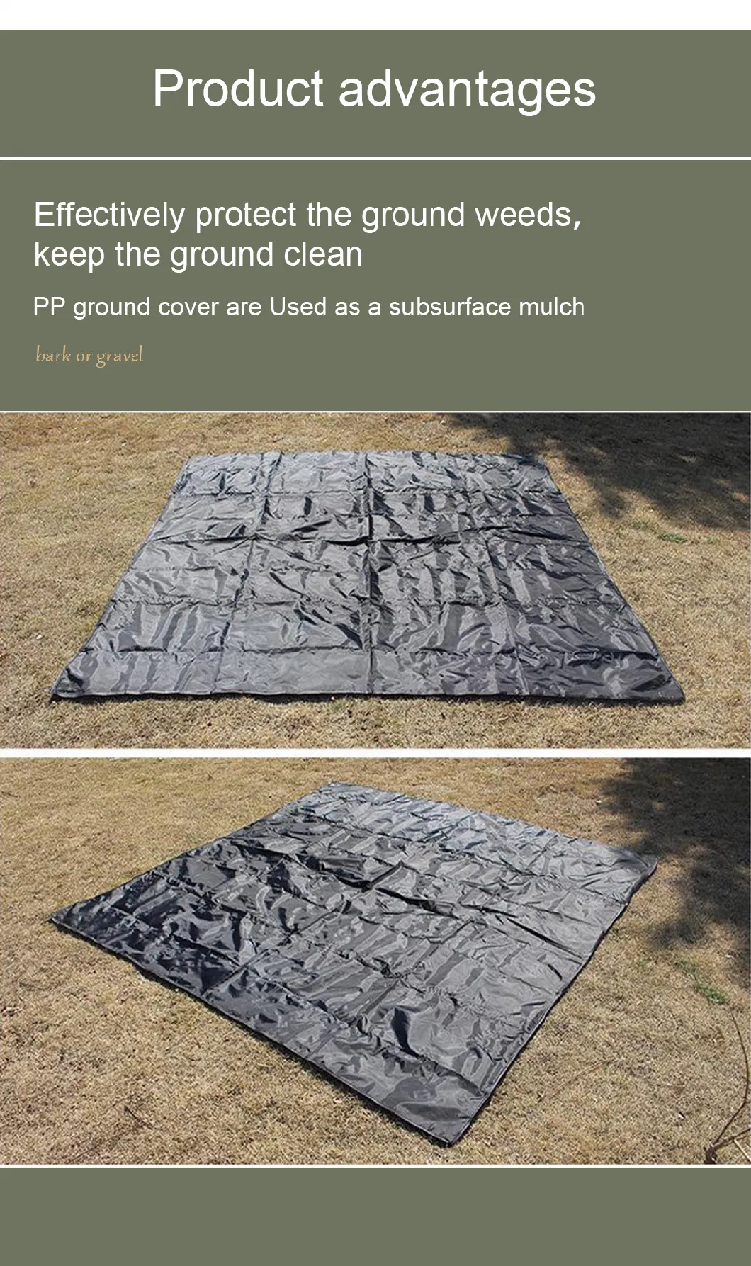 PP Covering Ground PP Geotextile Woven