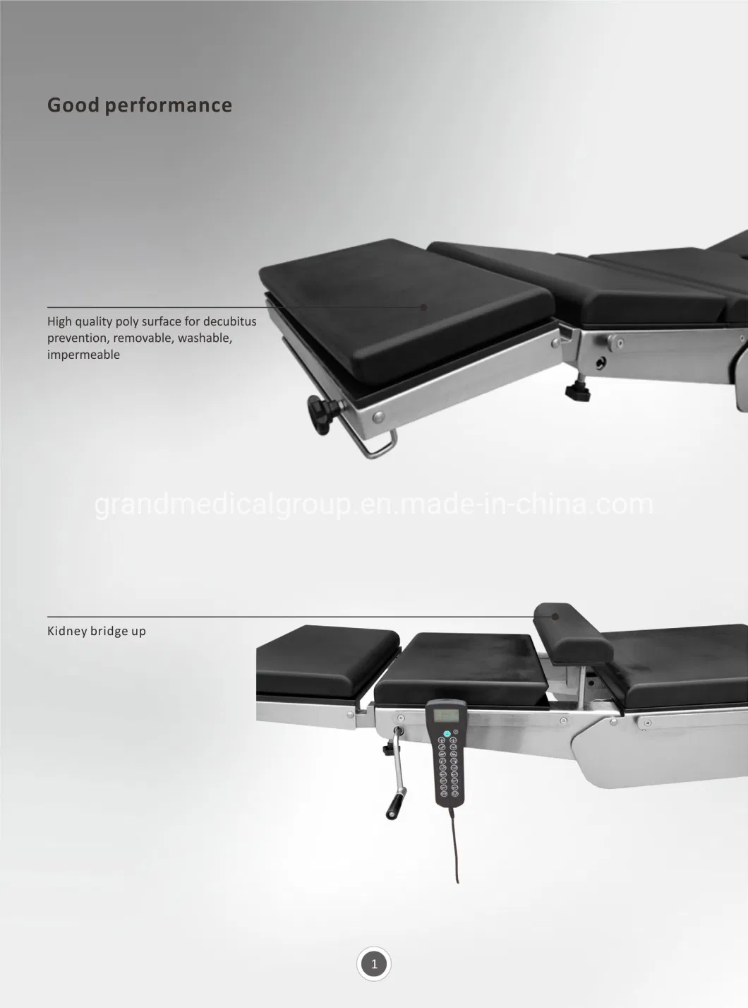 Yuda Dst-2000 Medical Emergency Electric Surgical Neurosurgery Orthopedic Operating Theatre Table Price