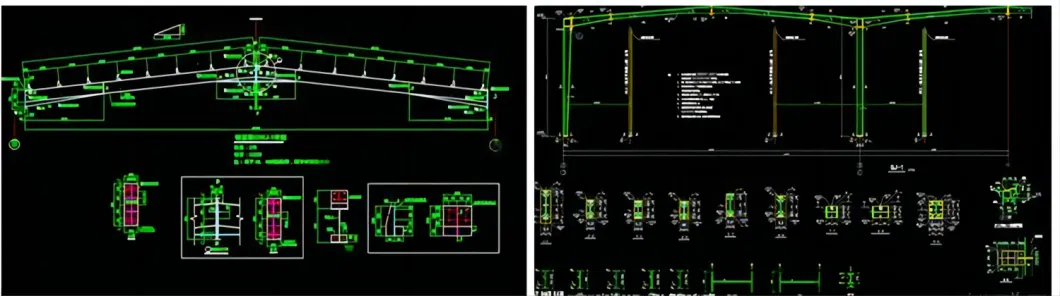 Popular Galvanized Waterproof Frame Steel Structure Processing Plant