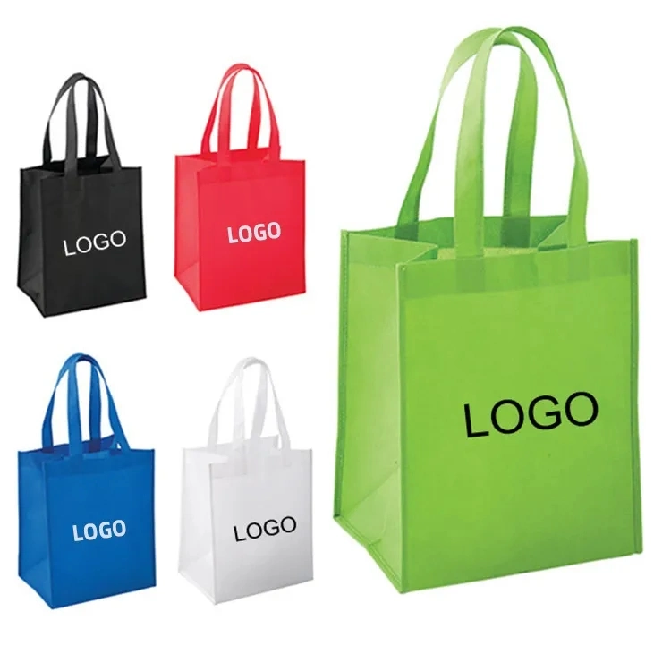 PP Non-Woven with Print, Recycling Laminated Ecobags Non-Woven Shopping Bag, Custom Logo Reusable Non Woven Grocery Bag