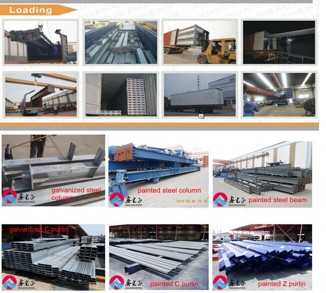 Rapid Construction of Low-Cost Prefabricated Galvanized Steel Structure Plant