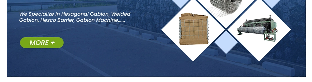 Gezhige Green PVC Gabion Suppliers China Anti-Ultraviolet PP Geotextile Bagfor Flood Fighting Galvanized Hexagonal Wire Mesh Gabion