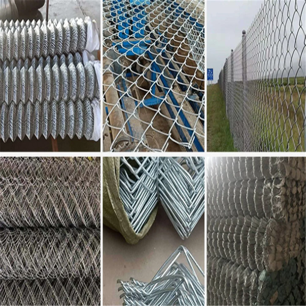 Galvanized Hook Mesh Mountain Green Grid Chain Link Wire Mesh