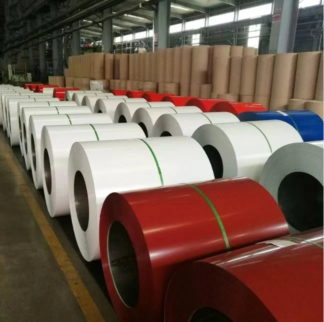 Low Price Metal PPGI Dx51d Z100 Corrugated Sheet Price Galvanized Color Coated Steel Coil Custom Color Pre-Painted Galvalume Coils with Free Sample Steel