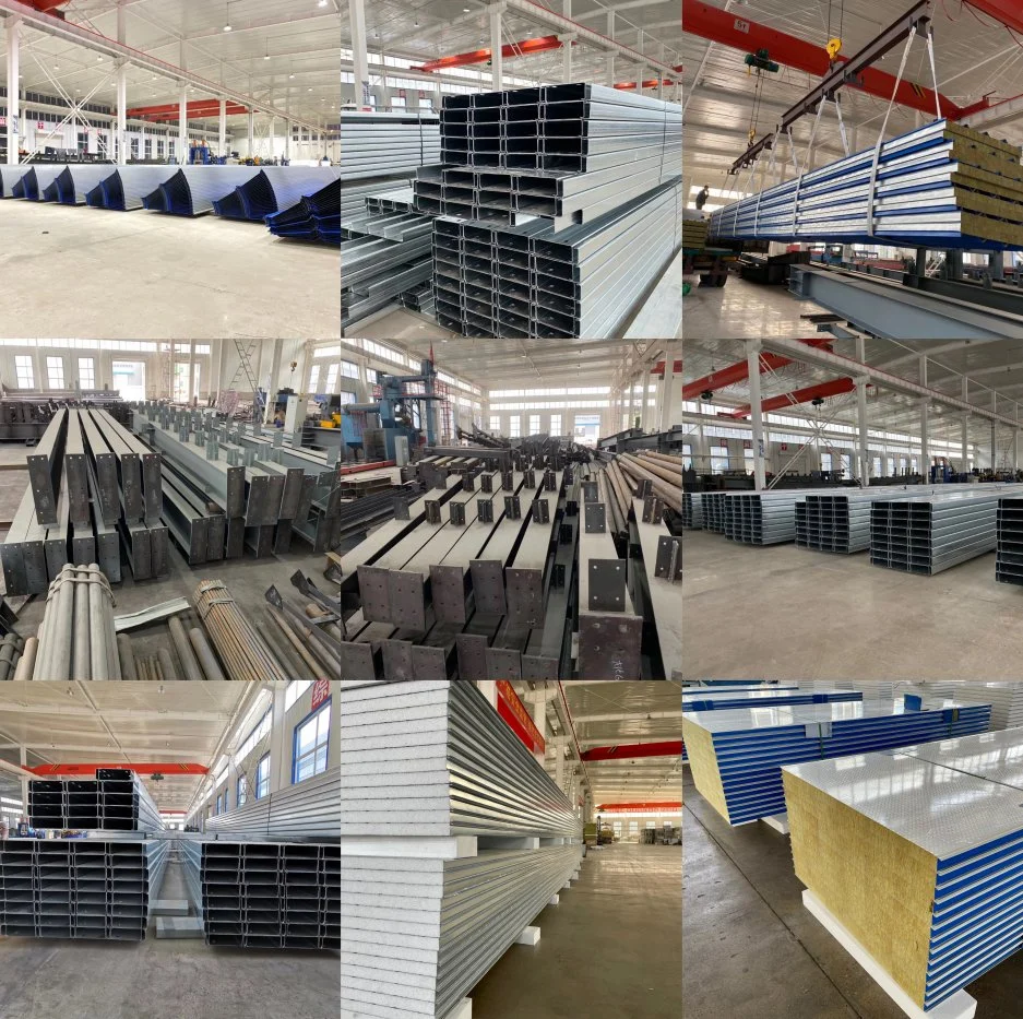 Professional Production, Installation Type900 Galvanized Metal Sheet Storage Workshop