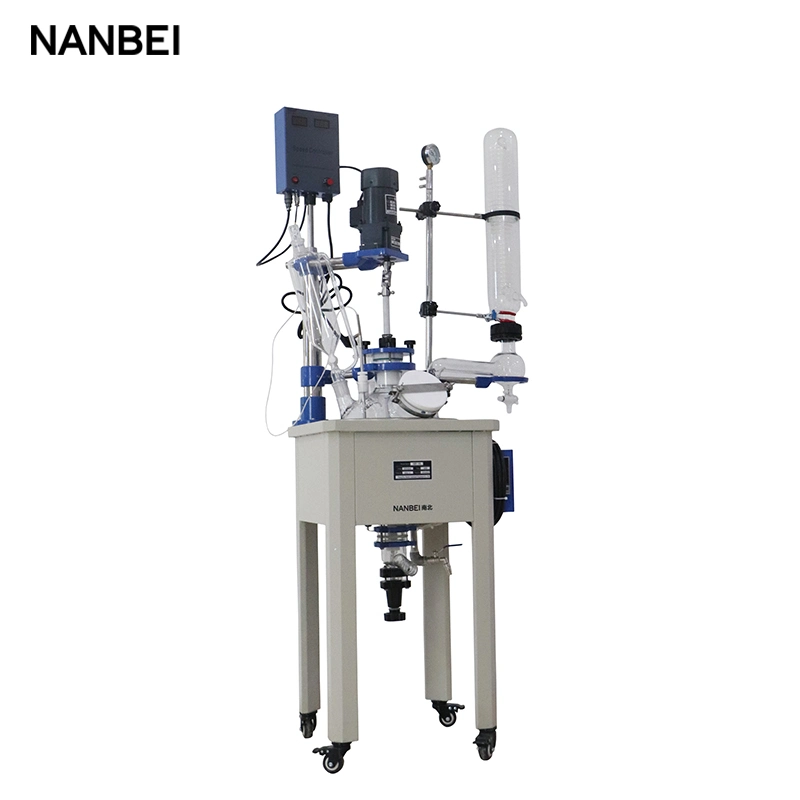 10/20/30/50 L Jacketed Glass Reactor Chemical Lab Equipment Glass Reactor