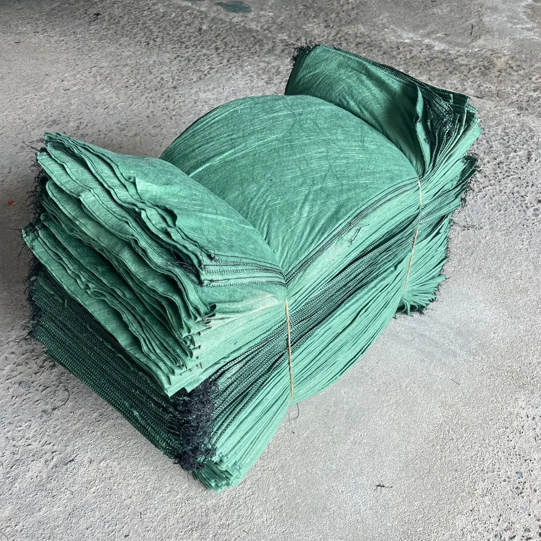 Reinforced Slope/Flood Control Sandbag Black High-Strength 100% PP Material