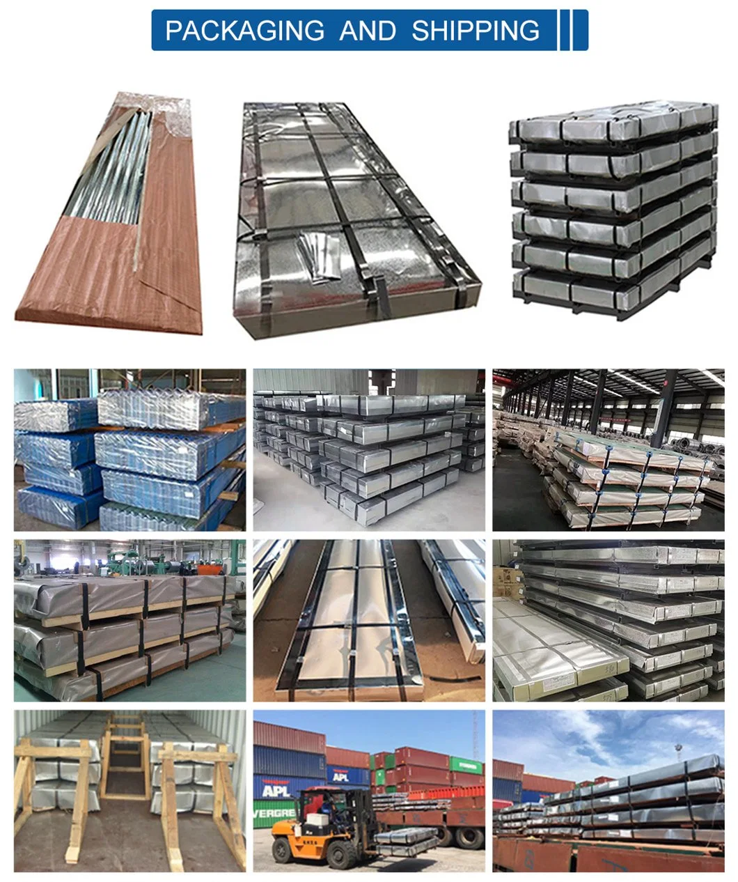 AISI JIS 4X8 Size Metal Materials Roofing Building Corrugated Steel Sheet Manufacturer