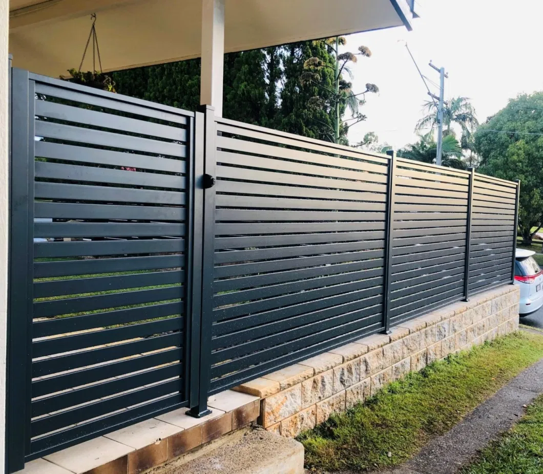 Affordable Durable Ornamental Fencing Steel Rackable Fence Panel Versai Residential/Commercial/Industrial Grade Security Fence with 10years Warranty