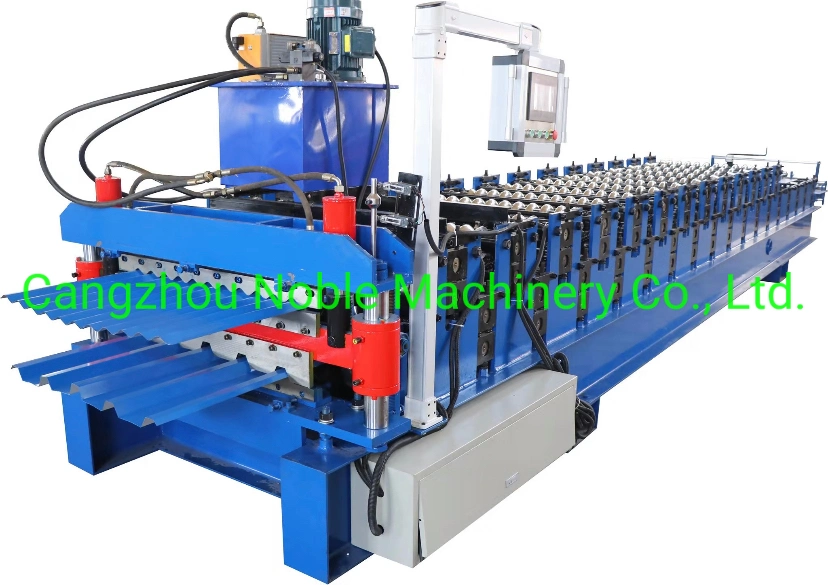 China Manufacturer Double Layer Steel Roofing Sheet Wall Panel Roll Forming Machine