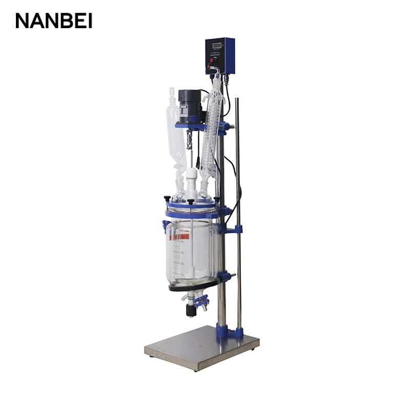 10/20/30/50 L Jacketed Glass Reactor Chemical Lab Equipment Glass Reactor