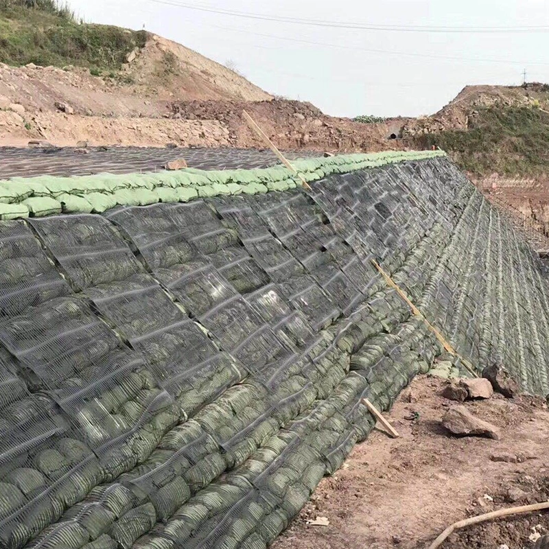 Geotextile Geobag Non-Woven Bag Green Sand Bag Wall Reinforce Material
