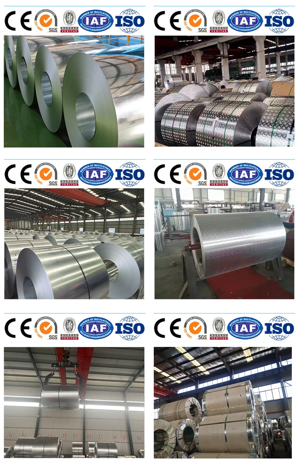 Gi Coil Manufacturer Ex-Factory SGCC Hot Dipped 0.52mm Thickness Regular Spangle Cold Rolled Galvanized Steel Coil China Made