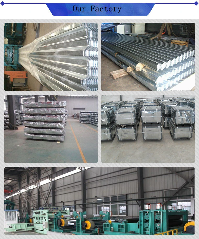 0.22mm Dx51d Galvanized Corrugated Roofing Steel Sheet