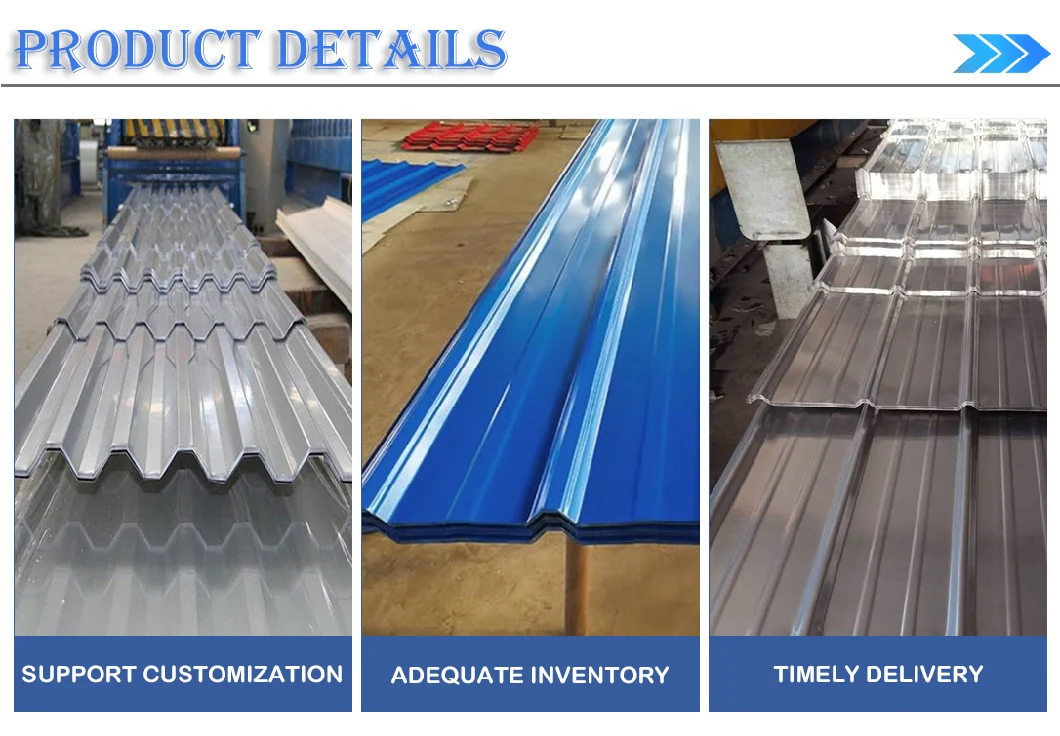 Zinc Aluminium PPGI Prepainted Gi Roof Price Corrugated Steel Floor Decking Galvalume Roofing Sheets Metal