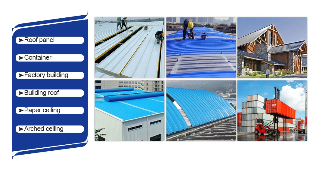 China Factory Sales 0.5mm 0.6mm Thickness Roof Roofing Zinc Prepainted Color Coated Galvalume Galvanized Corrugated Steel Sheet