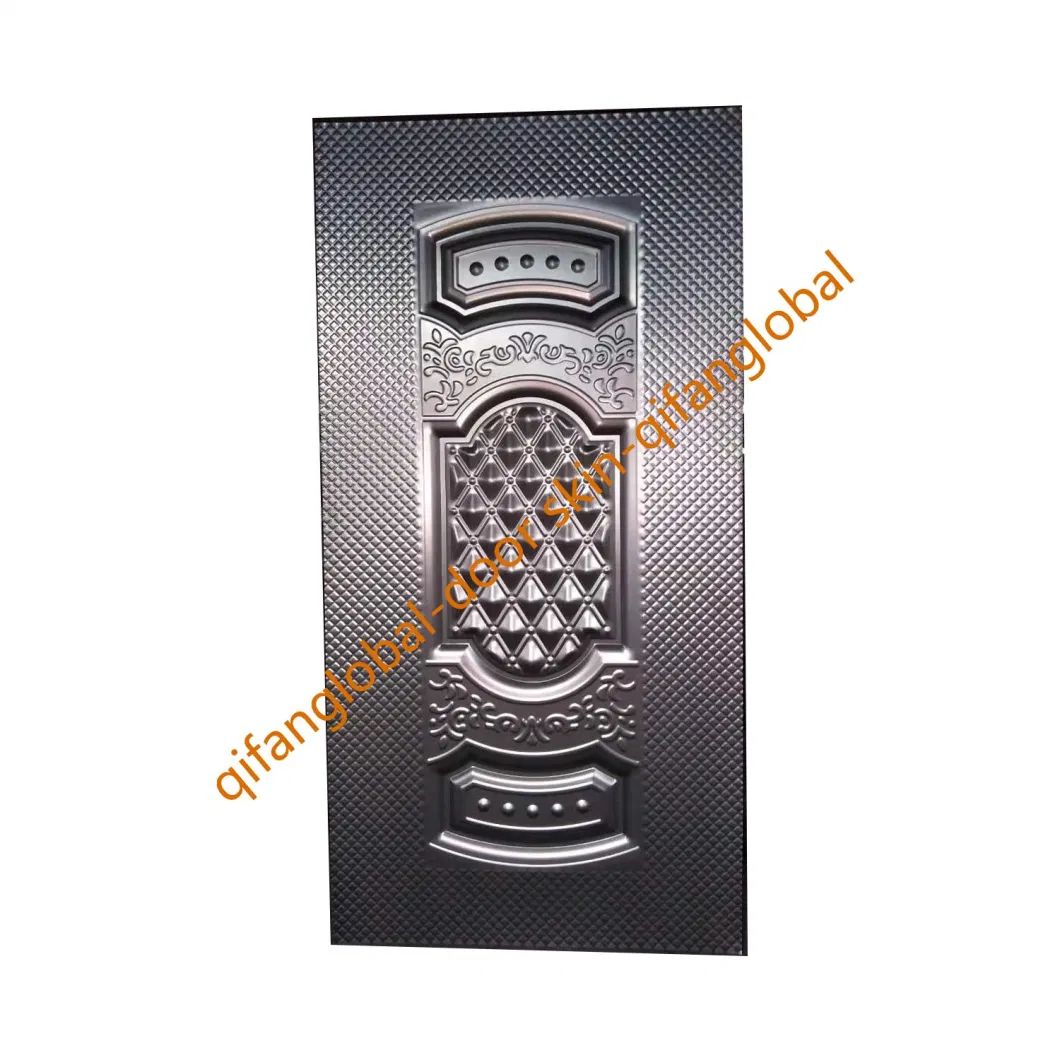 PVC Coated Color Security Front Door Designs Ghana Steel Door