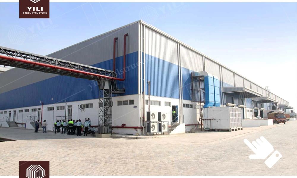 Steel Structure Building Multi-Storey Galvanized Steel Structure Factory Plant